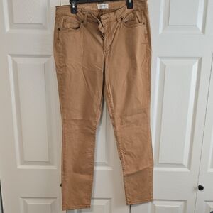 Sonoma Women's Cropped Tan Jeans